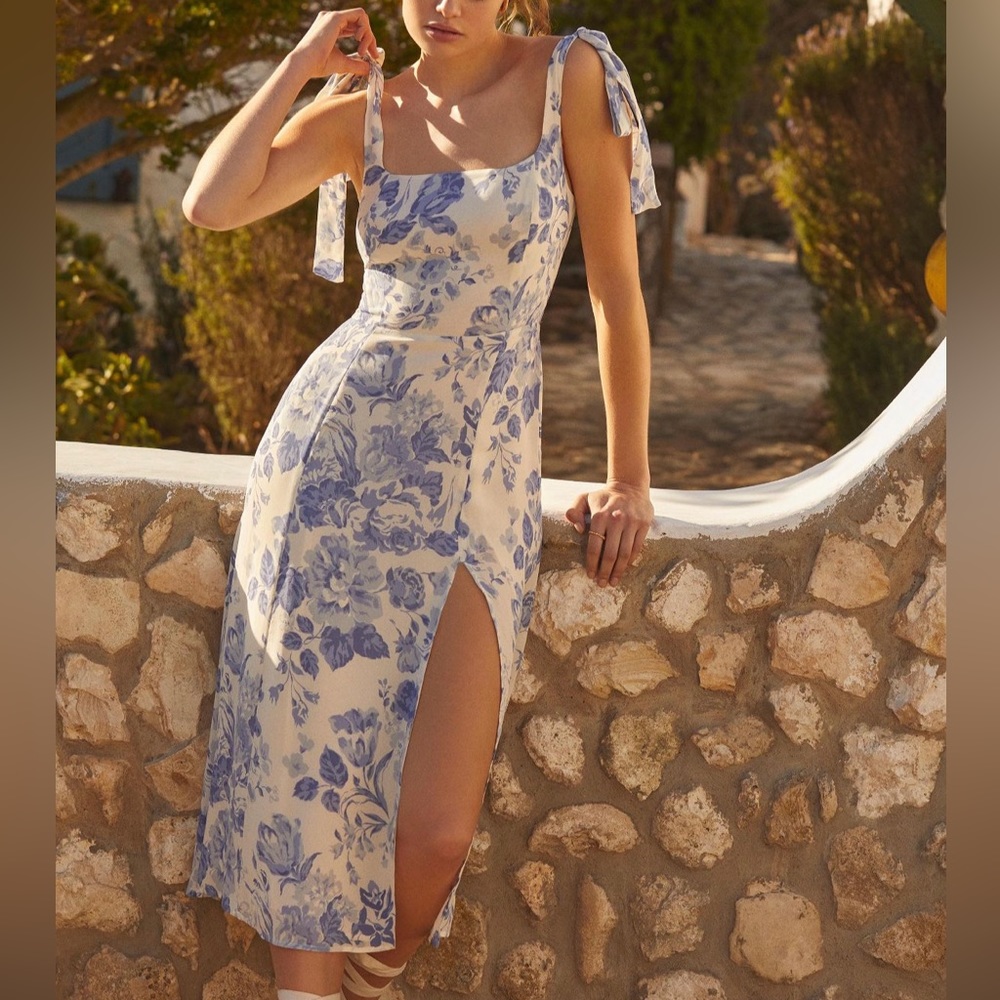 Reformation Twilight Dress in Lucerne - Size 0